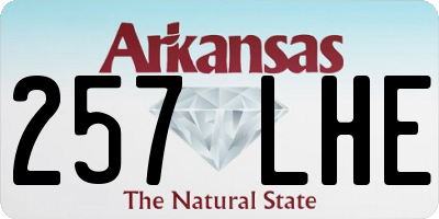AR license plate 257LHE