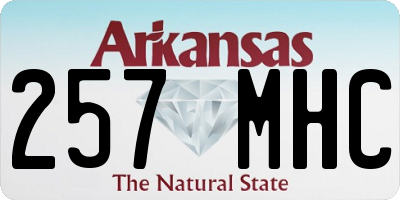 AR license plate 257MHC