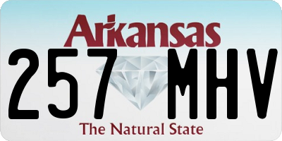 AR license plate 257MHV
