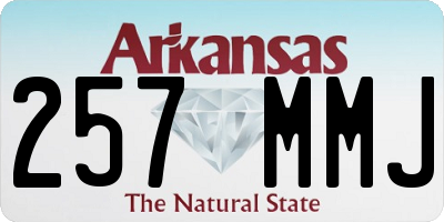 AR license plate 257MMJ