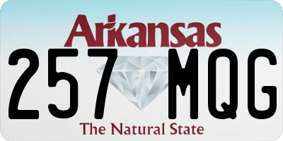 AR license plate 257MQG