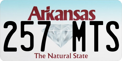 AR license plate 257MTS