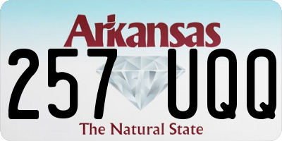 AR license plate 257UQQ