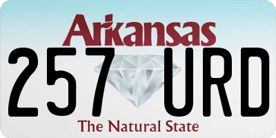 AR license plate 257URD