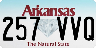 AR license plate 257VVQ