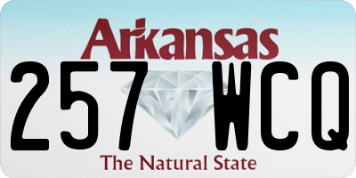 AR license plate 257WCQ