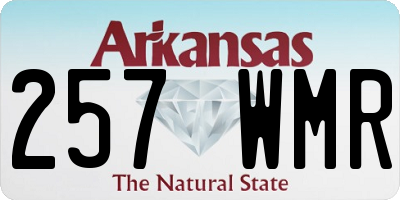 AR license plate 257WMR