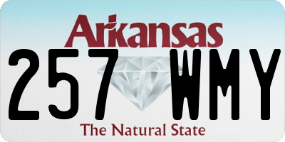 AR license plate 257WMY