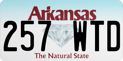 AR license plate 257WTD