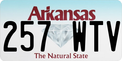 AR license plate 257WTV