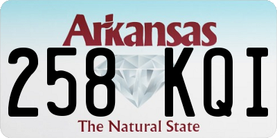 AR license plate 258KQI