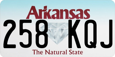 AR license plate 258KQJ