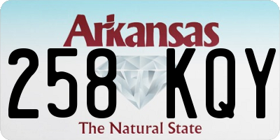 AR license plate 258KQY