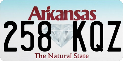 AR license plate 258KQZ
