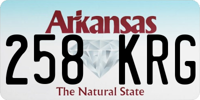 AR license plate 258KRG