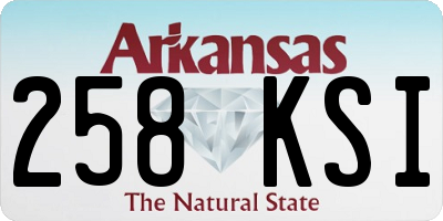 AR license plate 258KSI