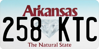 AR license plate 258KTC