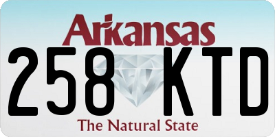 AR license plate 258KTD