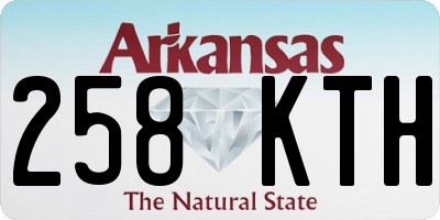 AR license plate 258KTH