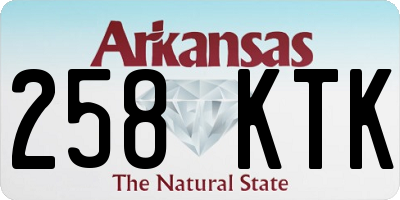 AR license plate 258KTK