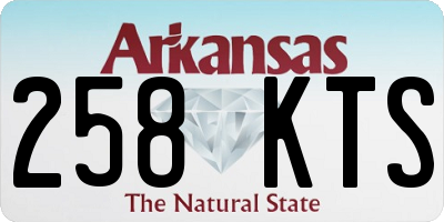 AR license plate 258KTS