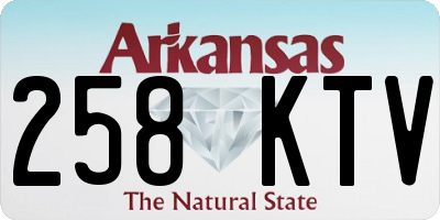 AR license plate 258KTV