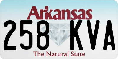 AR license plate 258KVA