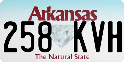 AR license plate 258KVH
