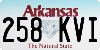 AR license plate 258KVI