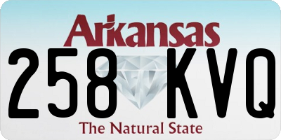 AR license plate 258KVQ