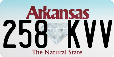 AR license plate 258KVV
