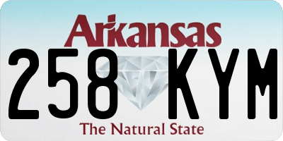 AR license plate 258KYM