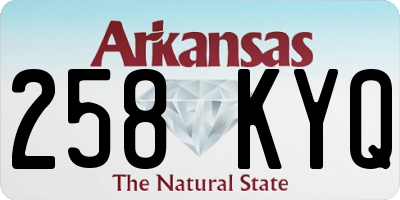 AR license plate 258KYQ
