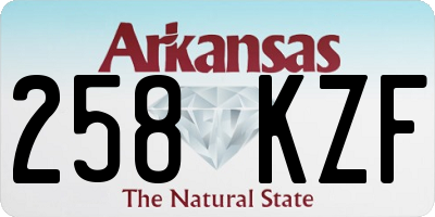 AR license plate 258KZF