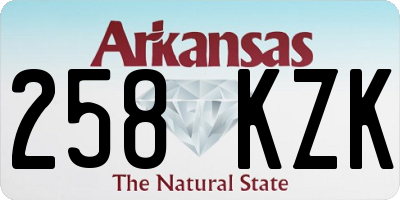 AR license plate 258KZK