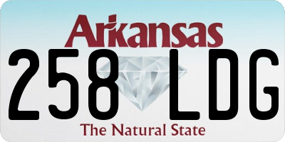 AR license plate 258LDG