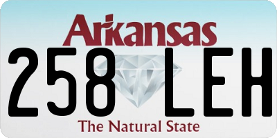 AR license plate 258LEH