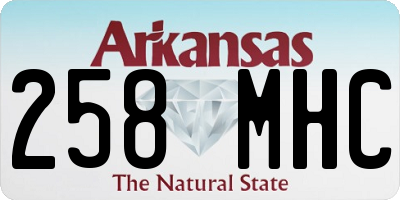 AR license plate 258MHC