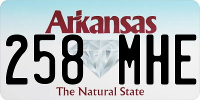 AR license plate 258MHE