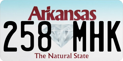 AR license plate 258MHK