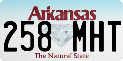 AR license plate 258MHT