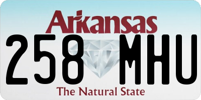 AR license plate 258MHU