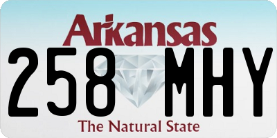 AR license plate 258MHY