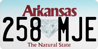 AR license plate 258MJE