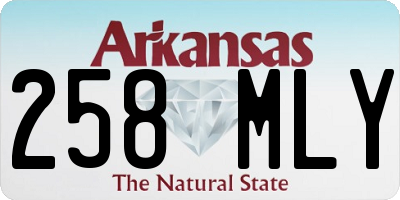 AR license plate 258MLY