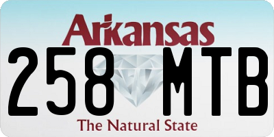 AR license plate 258MTB