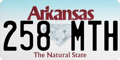 AR license plate 258MTH