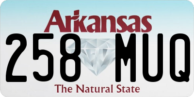 AR license plate 258MUQ