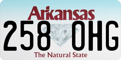 AR license plate 258OHG