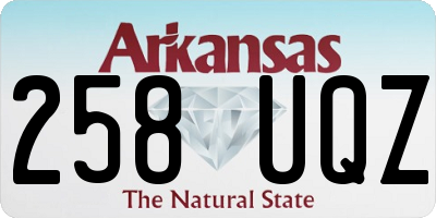 AR license plate 258UQZ